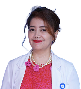 Dr.dr. Elvie Zulka Rachmawaty , Sp.T.H.T.B.K.L.,  Subsp.B.E(K)